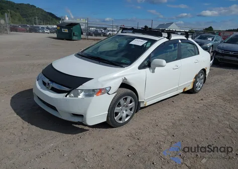 2010 Honda Civic Lx из США, поврежденный, VIN 2HGFA1F59AH516128